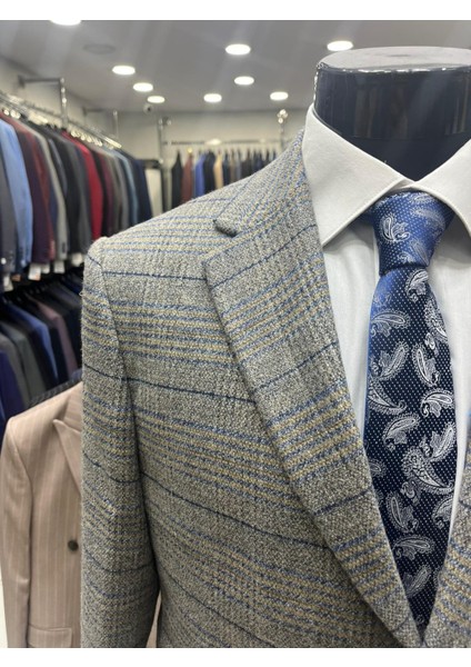 Kışlık Regular Kesim Yün Erkek Ceketi fiyatları