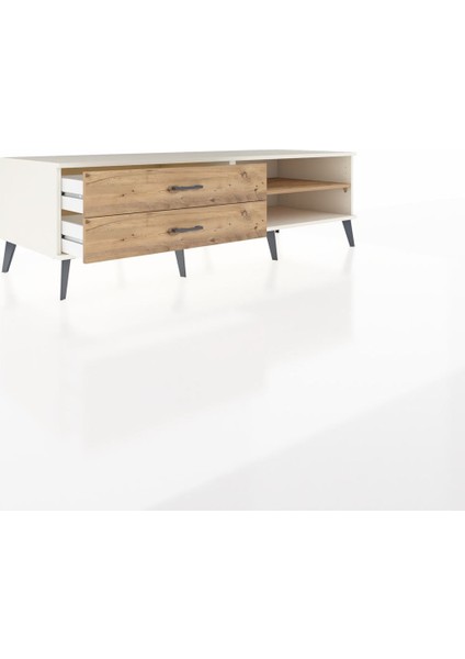 Kronos Tv Ünitesi Tek Raflı 2 Çekmeceli 176X59X51 Aytaşı-Çam/çam indirimleri