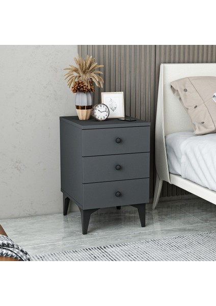 Tuana 3 Çekmeceli Komodin Şifonyer