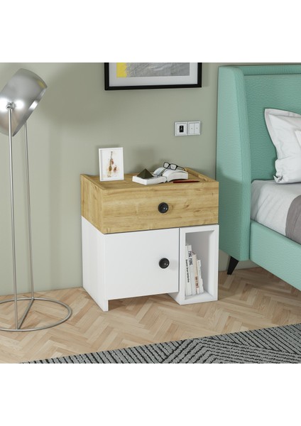 Rondo Dolaplı Çekmeceli Komodin