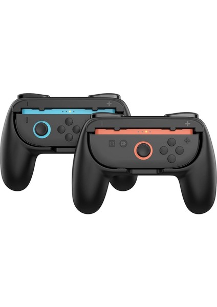 Nintendo Switch 2 Joycon Grip 2li Paket Siyah modelleri