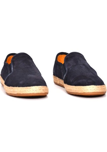 Hakiki Süet Deri Lacivert Spor Erkek Ayakkabı Jut Taban - 245533 indirimleri