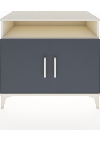 Hyperion Şifonyer Tek Raflı 2 Kapaklı 88X44X80 Aytaşı-Antrasit