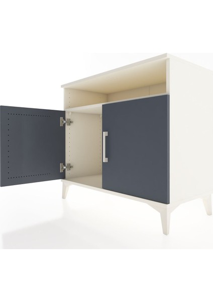 Hyperion Şifonyer Tek Raflı 2 Kapaklı 88X44X80 Aytaşı-Antrasit indirimleri