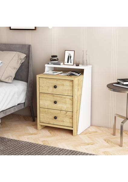 Zenit 3 Çekmeceli Komodin Şifonyer