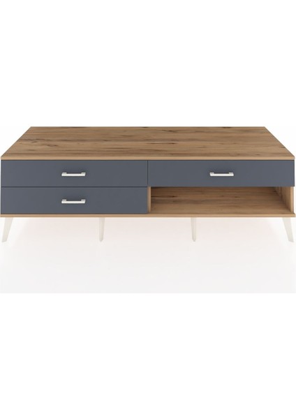 Kronos Tv Ünitesi 3 Çekmeceli 176X59X51 Çam-Çam/antrasit