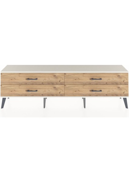 Arges Tv Ünitesi 4 Çekmeceli 176X30X51 Aytaşı-Aytaşı/çam