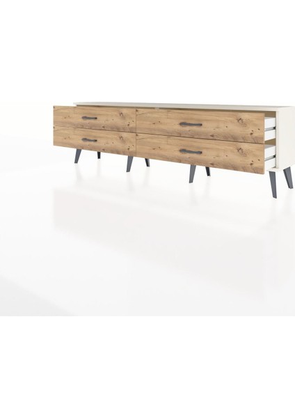 Arges Tv Ünitesi 4 Çekmeceli 176X30X51 Aytaşı-Aytaşı/çam modelleri