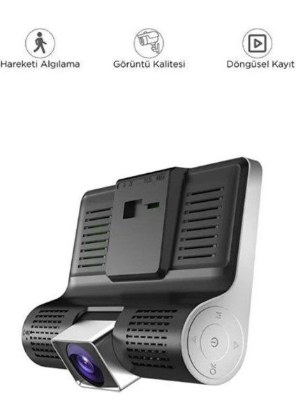 1080P Araç Içi 3 Kameralı Gece Görüşlü, G-Sensör, Geri Görüş Kameralı Araç Kamerası fiyatları