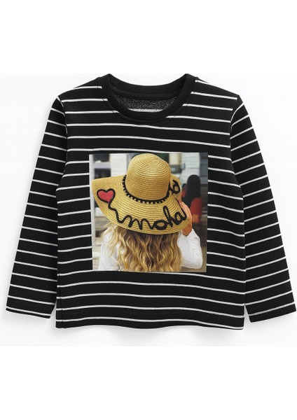 Kız Çocuk Loose Kesim Uzun Kollu Iki Iplik Sweatshırt 4-15 Yaş fiyatları