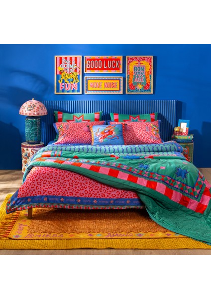 Hansı Kapitoneli Yatak Örtüsü Seti 260x280 Cm Yeşil modelleri