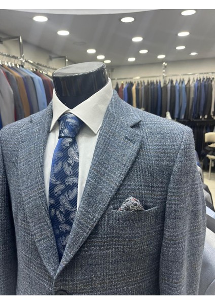 Kışlık Regular Kesim Yün Erkek Ceketi fiyatları