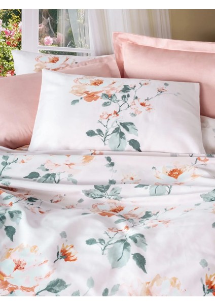 Cotton Box Verna Pudra Saten Nevresim Takımı Çift Kişilik fiyatları