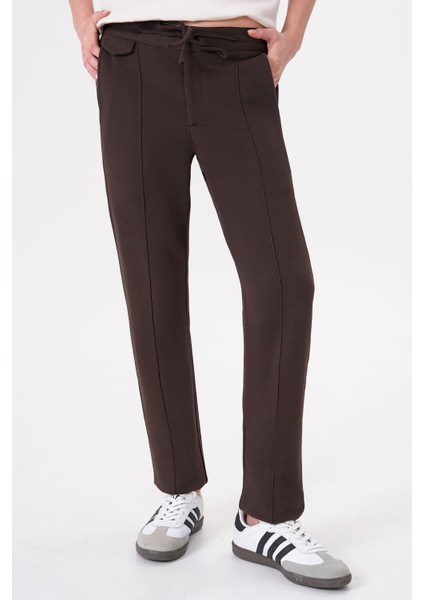 Organik Pamuklu Kahverengi Kadın Sweatpant