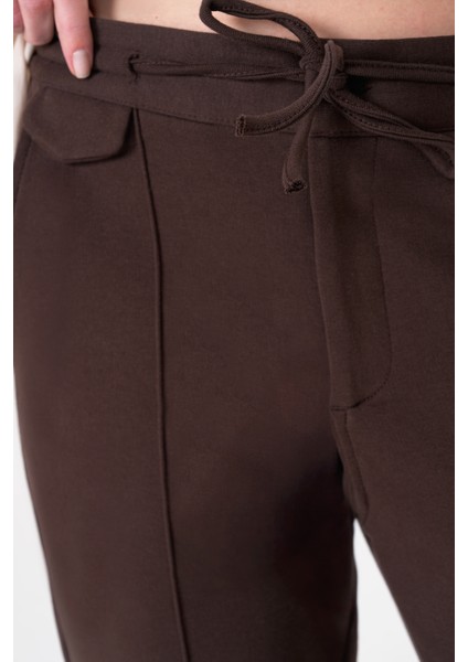 Organik Pamuklu Kahverengi Kadın Sweatpant fiyatları