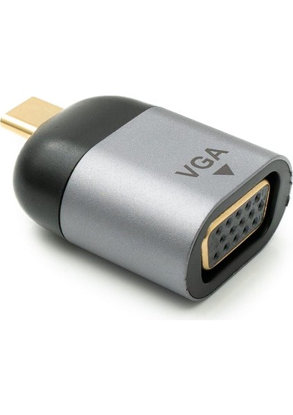 Type-C To VGA Çevirici Adaptör - ve Notebook Uyumlu USB C To VGA Adaptör S1723 modelleri