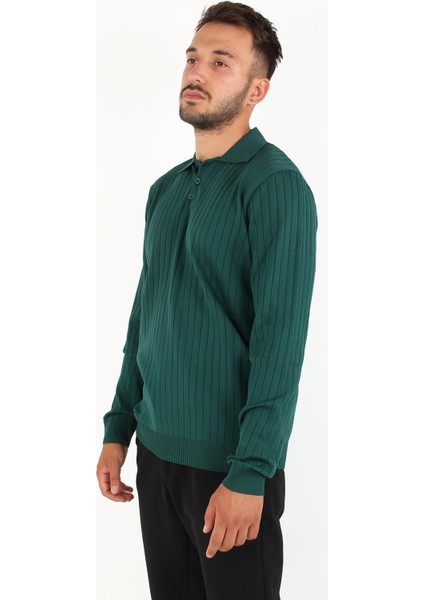 3002 Yakalı Kalın Çizgili Kazak fiyatları