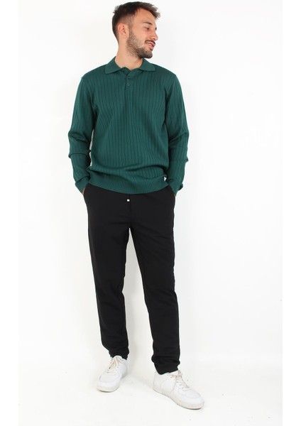 3002 Yakalı Kalın Çizgili Kazak fırsatları