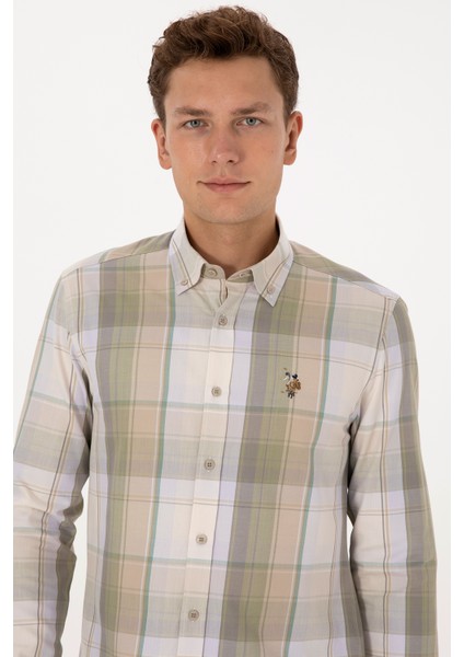 Erkek Lila Gömlek Desenli 50315922-VR245 fiyatları