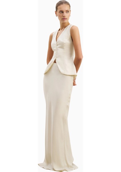 Cupro Bias Cut Maxi Uzun Kadın Etek modelleri