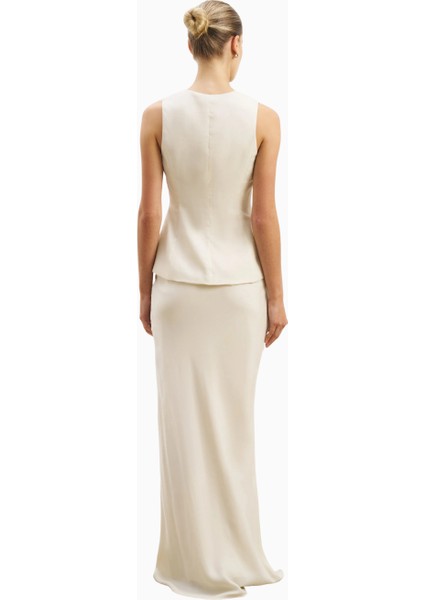 Cupro Bias Cut Maxi Uzun Kadın Etek fırsatları