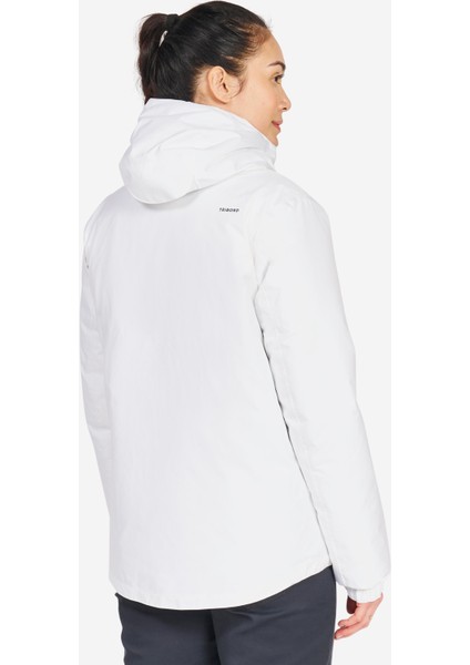 Tribord Kadın Sıcak Tutan Yelkenli Yağmurluğu - Beyaz - 100 fırsatları