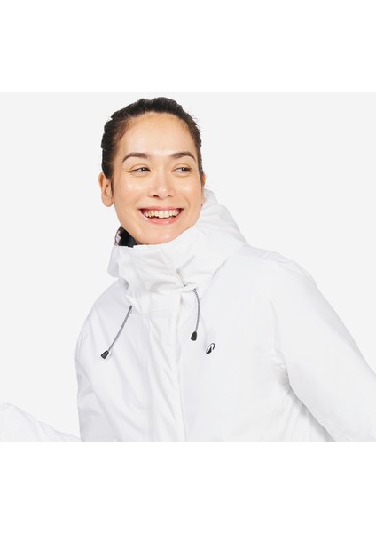Tribord Kadın Sıcak Tutan Yelkenli Yağmurluğu - Beyaz - 100 indirimleri