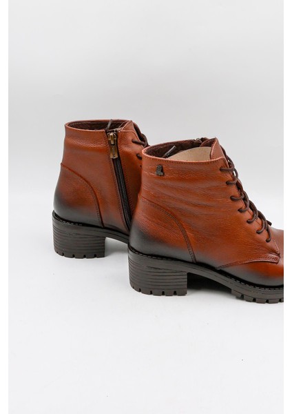 Kadın Hakiki Deri Klasik Bot 1950839K - Taba - 36 modelleri
