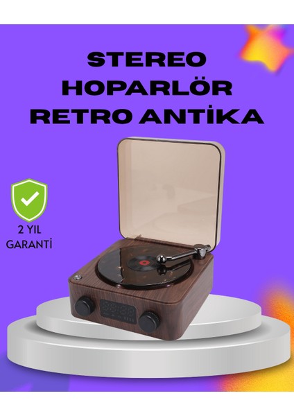 Dekoratif Gece Işıklı Bluetooth Hoparlör – Saatli Tasarım