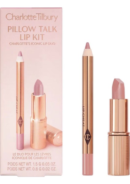 Pillow Talk Duo Set - Dudak Seti Pillow Talk Original (1,5 G + 0,8 G)