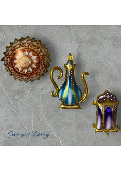 Hoşgeldin Ya Şehri Ramazan Konsepti Folyo Balon Seti - 3 Adet Folyo Balon 45' Er cm fiyatları