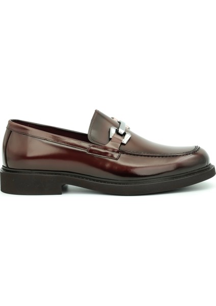 Hakiki Açma Deri Loafer Siyah Erkek Ayakkabı Eva Taban - 2000