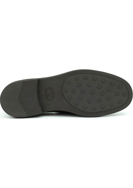 Hakiki Açma Deri Loafer Siyah Erkek Ayakkabı Eva Taban - 2000 fırsatları