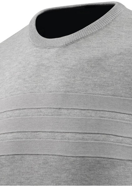 Erkek Sıfır Yaka Kazak Çelik Örgü Klasik Kalıp 5247C BGL-ST04858 fırsatları