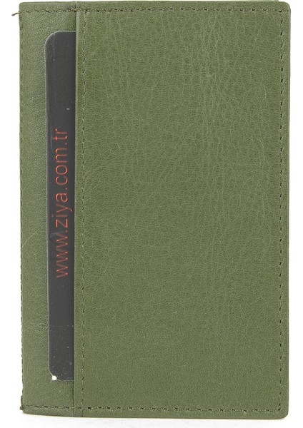 , Unisex Hakiki Deri Kartlık 1539852Z03 Yeşil