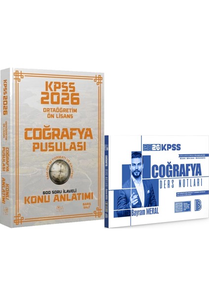 2026 Kpss Ortaöğretim Ön Lisans Coğrafyanın Pusulası Konu Anlatımı - 2026 Kpss Coğrafya Ders Notları