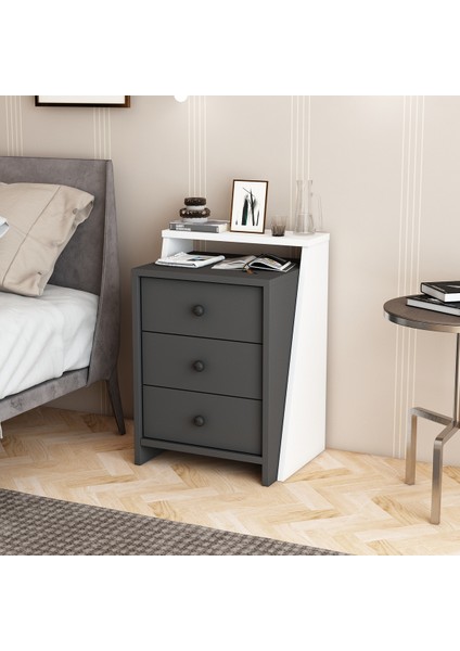 Zenit 3 Çekmeceli Komodin Şifonyer