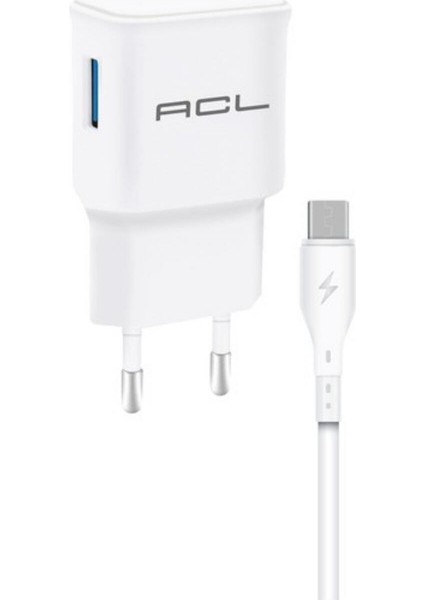 A1 2.1 Amper 10 Watt Micro Seyahat Şarjı - 1 Metre Kablo Şarj Aleti