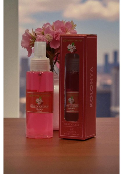 Kiraz Çiçeği 100 ml Kolonya – Bahar Tazeliğinde Hafif Bir Ferahlık