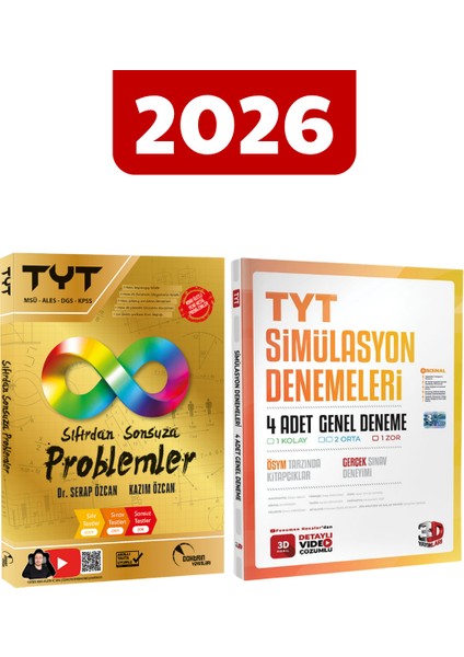 2026 Yks Seti - Sıfırdan Sonsuza Problemler, 3D 4'lü Genel Deneme