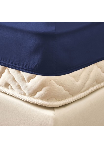 Soft Çift Kişilik Lastikli Çarşaf - Lacivert - 160X200 cm fiyatları