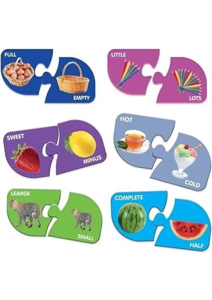 Kavramlar Eğitici Puzzle, 40 Parça, 3+ Yaş, Okul Öncesi Öğrenme Seti fiyatları