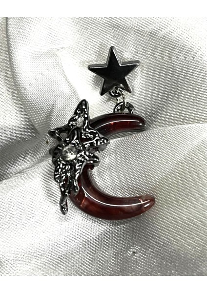 Taşlı Yarım Ay Gotik Küpe fiyatları