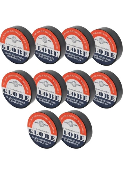 Izole Elektrik Bandı Siyah (10 Adet)