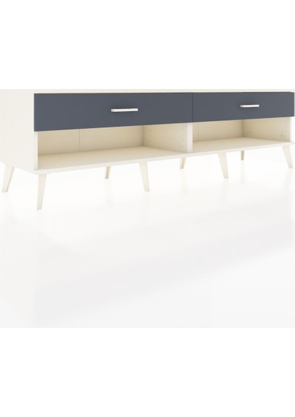 Hyperion Tv Ünitesi 2 Çekmeceli 176X44X51 Aytaşı-Aytaşı/antrasit fiyatları