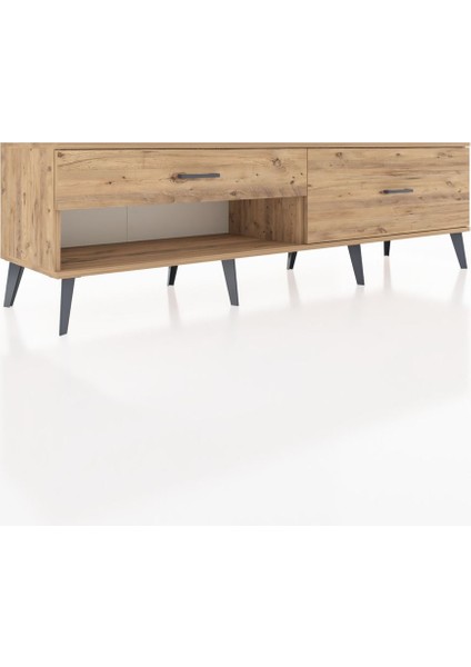 Hyperion Tv Ünitesi 2 Çekmeceli 176X44X51 Çam-Çam/çam fiyatları