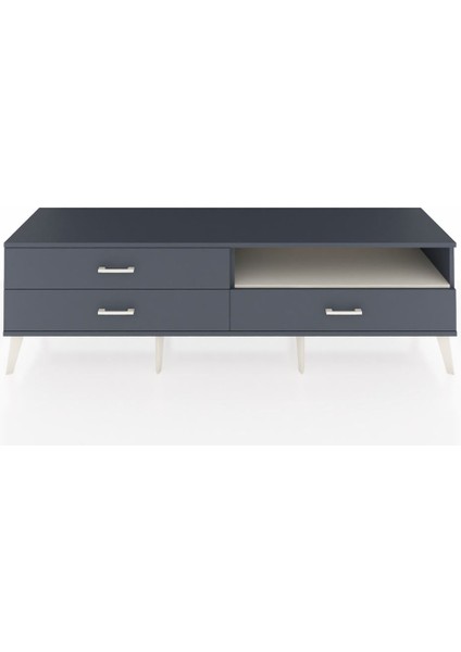 Hyperion Tv Ünitesi Tek Raflı 3 Çekmeceli 176X44X51 Antrasit-Aytaşı/antrasit