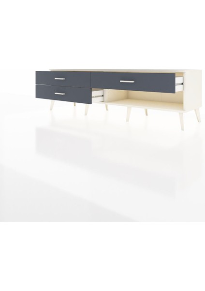 Hyperion Tv Ünitesi 3 Çekmeceli 176X44X51 Aytaşı-Aytaşı/antrasit modelleri