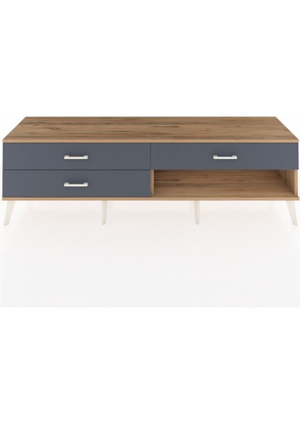 Hyperion Tv Ünitesi 3 Çekmeceli 176X44X51 Çam-Çam/antrasit