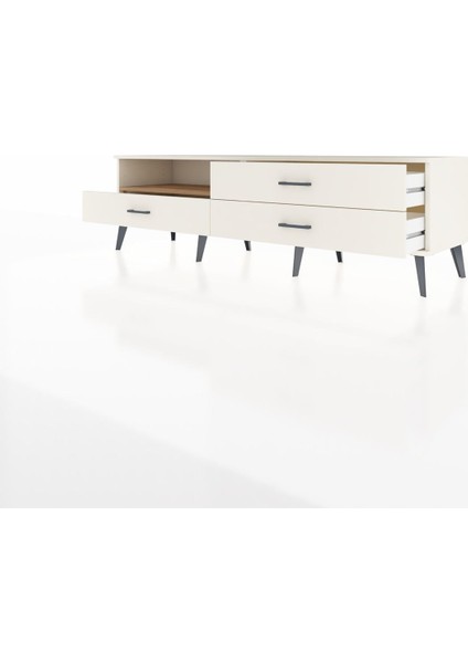 Hyperion Tv Ünitesi Tek Raflı 3 Çekmeceli 176X44X51 Aytaşı-Çam/aytaşı modelleri